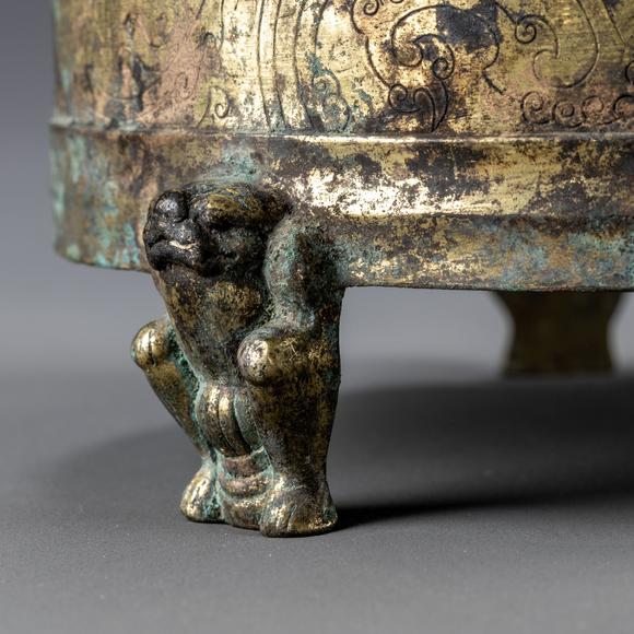 ♦唐物 中国 古玩 古美術品 清時代 麒麟形 文鎮 文房四宝 宣徳銅 骨董品 ♢唐物 中国 古玩 古美術品 清時代 麒麟形 文鎮 文房四宝 宣徳銅 骨董品