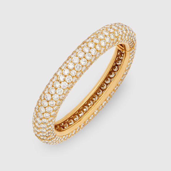 Schloss-Ahlden|196期中西藝術(shù)精品Glamour?ser Brillant-Armreif von Cartier "étincelle" um 1990