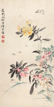 王雪濤(1903-1982) 花蝶草蟲