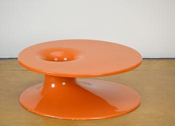 Anonymous: Orange fiberglass coffee table (*)…