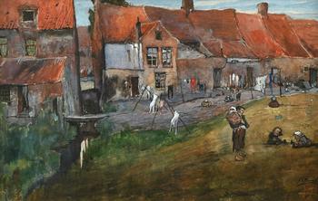 Jules De Bruycker (1908): drawing watercolor / gou…