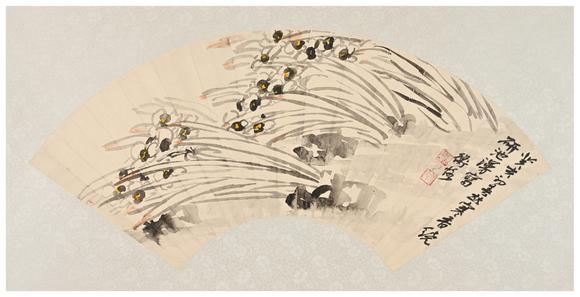 三杉美術(shù)陳師曾 蘭石圖