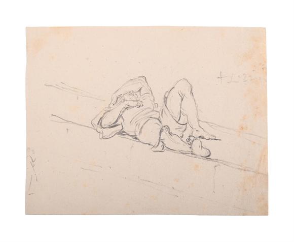 DreweattsGEORGE CHINNERY (BRITISH 1774-1852), STUDY OF A RESTING FIGURE