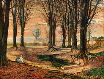 ? JOHN ATKINSON GRIMSHAW (BRITISH 1836-1893), BEECHWOOD