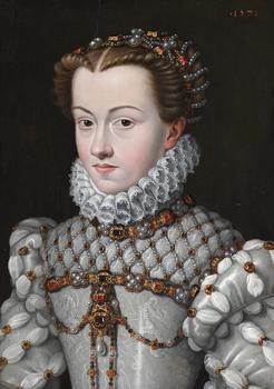 AFTER FRAN?OIS CLOUET, PORTRAIT OF ELISABETH OF AUSTRIA