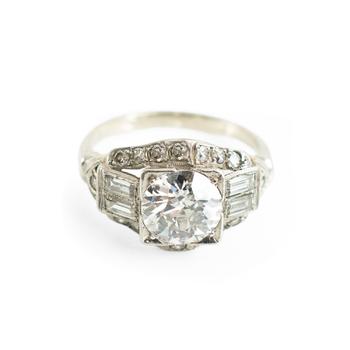 Diamantring ca. 2,1 ct