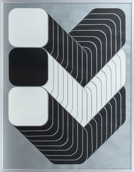Kaspar Thomas Lenk (Berlin 1933 - Schw?bisch Hall 2014). Geometric composition.