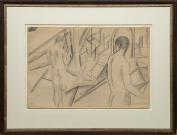 August Macke (Meschede 1887 - Perthes-lès-Hurlus 1914). Boys.