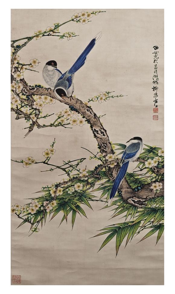 山東常藏原裱/花鳥