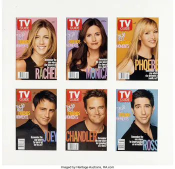 Friends (NBC TV, 1994-2004), Framed TV Guide Dis