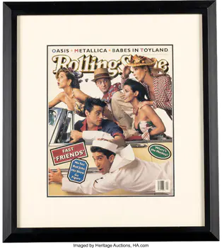 Group of (5) Framed Magazine Covers, Personally