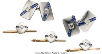 Neil Lane Diamond, Sapphire, Platinum, Palladium