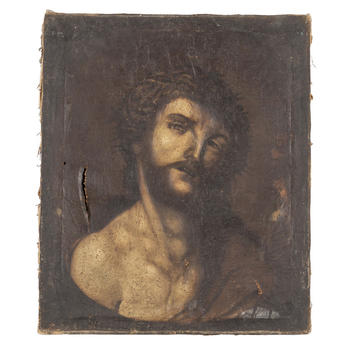 Scuola italiana sec.XVIII "Il volto del Cristo"