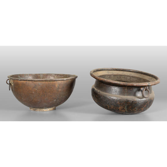 Aste Boetto SRLDue bacili in rame<br>diam.cm.45 e cm.44