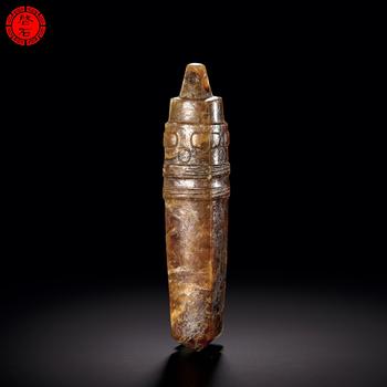 明 神人紋錐形器