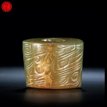明 龍紋勒子
