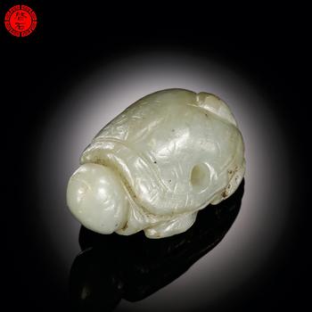 明 圓雕玉龜