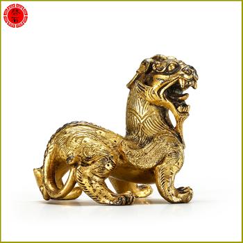 明 銅鎏金瑞獸