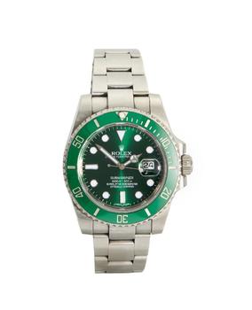 Rolex. A stainless steel automatic calendar bracelet watch?
'Hulk'