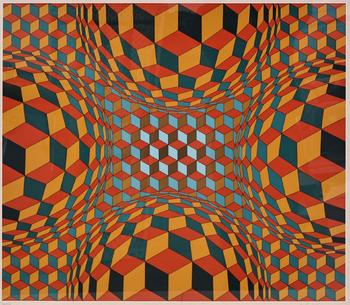 VICTOR VASARELY (HUNGARIAN - FRENCH, 1906-1997).