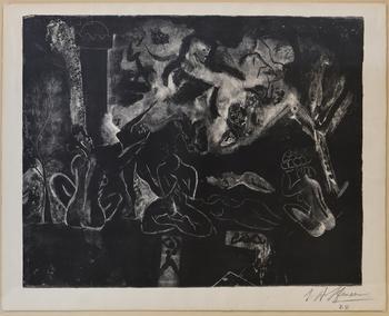ILLEGIBLY SIGNED (20TH CENTURY).
