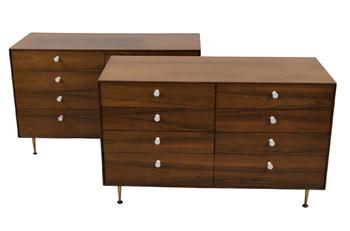Midcentury Pr Of George Nelson Thin Edge Rosewood