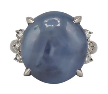 JEWELRY. GIA Unheated Ceylon STAR Sapphire and