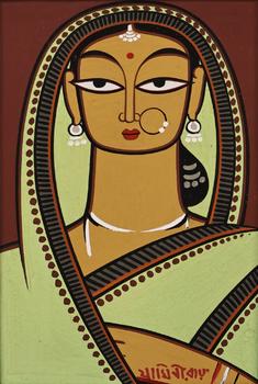 JAMINI ROY (INDIAN, 1887-1972).