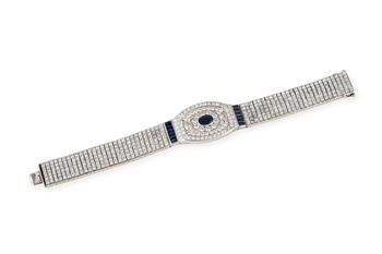 ATEMBERAUBENDES DIAMANT SAPHIR ARMBAND