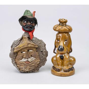 2 novelty bottles for schnapps, sec