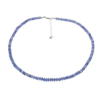 Tanzanite Necklace, 925/000 silver,