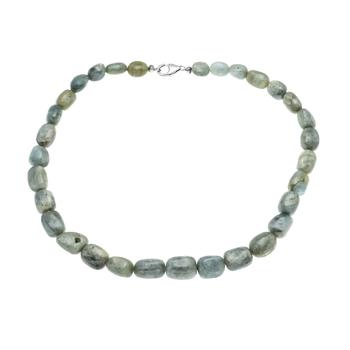 Aquamarine necklace, 925/000 silver