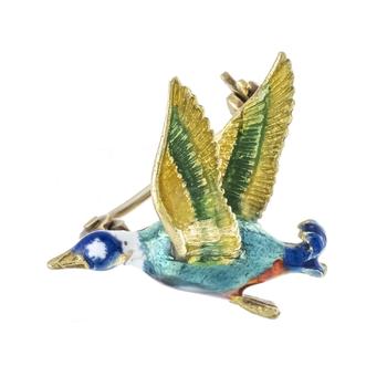 Delicate figurative brooch GG 750/0