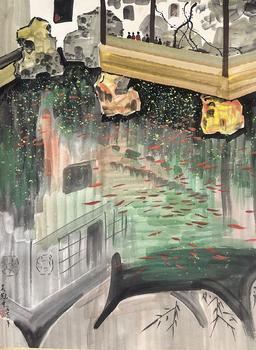 風景 86*64 紙本立軸