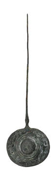 épingle à disque en bronze, Luristan, 1000-700 av. J.-C., long. 40,8 cm