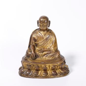 銅上師造像