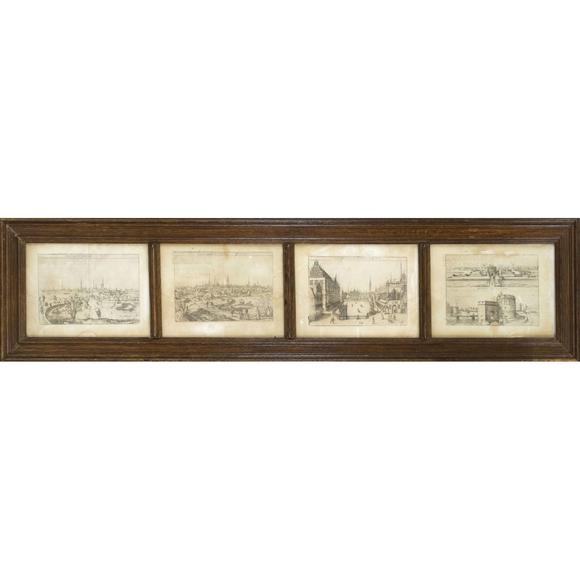 Historia AuktionshausFour historical views of Bremen and