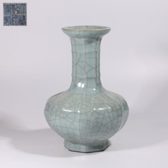 千美會(huì)|2026夏季拍賣第一次唐物セレクション仿哥窯弦紋長頸瓶