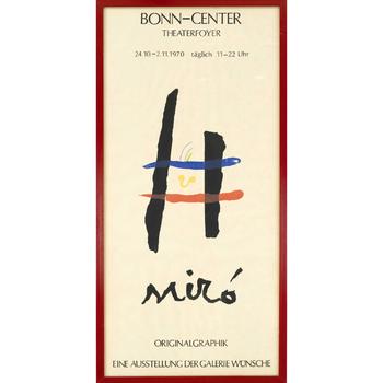 Joan Miró (1893–1983), rare poster