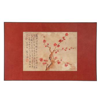 Zhang Boju Red Plum Blossoms