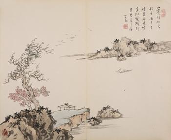 溥儒 山水