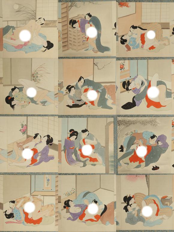 朱雀美術(shù)拍賣人物長卷十二幅 僅限日本國內(nèi)運(yùn)輸