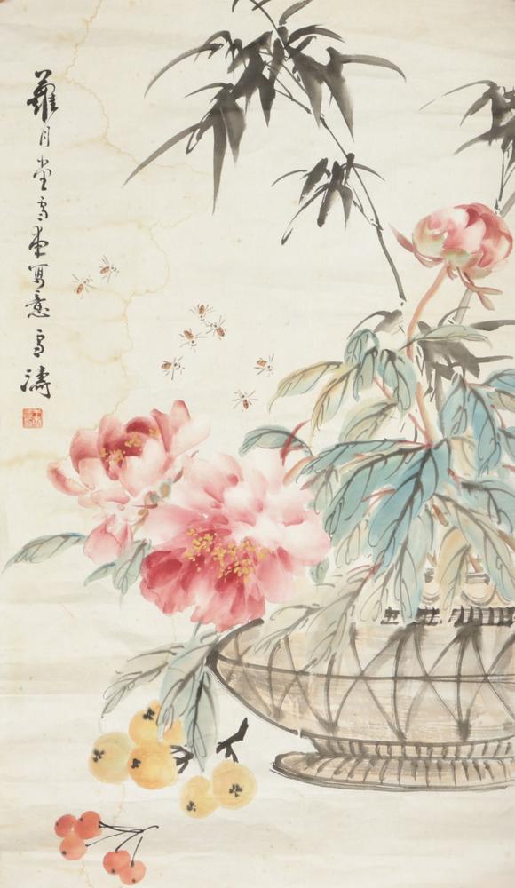 朱雀美術(shù)拍賣王雪濤 牡丹花卉