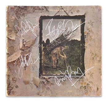 LED ZEPPELIN – Fully Signed Led Zeppelin IV LP