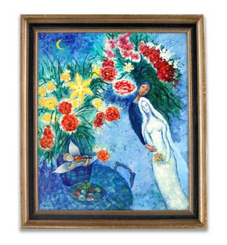 Marc Chagall(1887-1985),OIL ON CANVAS