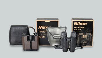 Nikon Travelite Binoculars And Nikon Sporter I 8x36 DCF