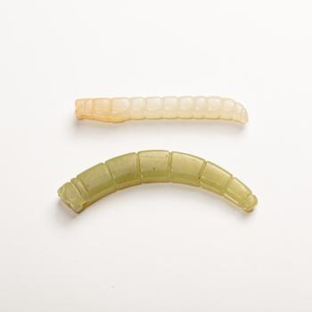 玉蠶一組（兩件）