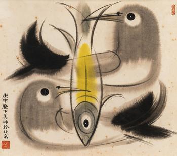 韓美林（b.1936）?海鷗
