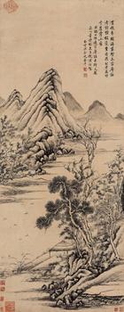 惲壽平（1633-1690）[清康熙]?草堂高逸圖