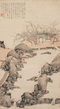 弘仁（1610-1664）[明末清初]?梅花書屋圖